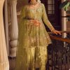 Women Lashkaraa | Light Green Peplum Style Punjabi Suit