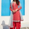 Women Lashkaraa | Hot Pink Mirror Embroidered Punjabi Suit