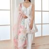 Women Lashkaraa | White Floral Printed Peplum Punjabi Suit